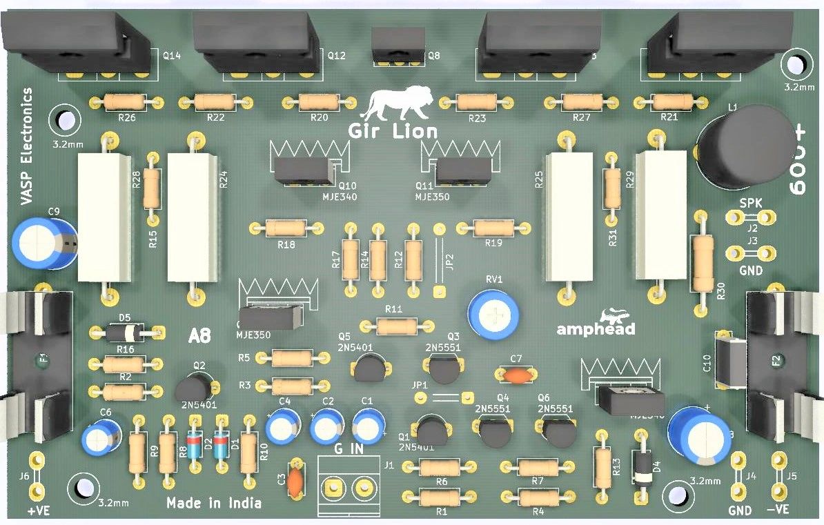 Ahuja 100w Amplifier Circuit Diagram